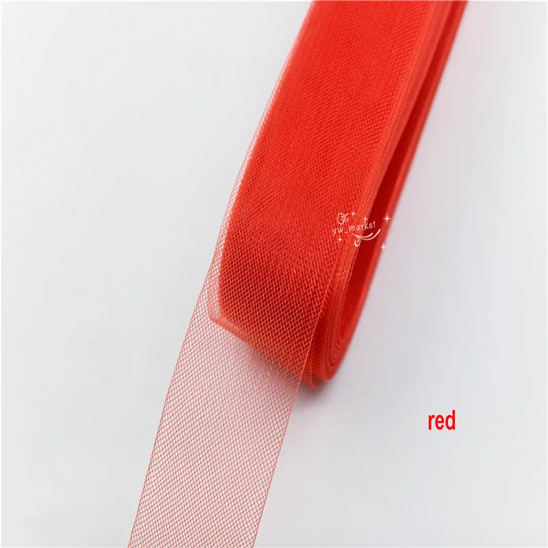red 3 см, 8 см, цветная плетеная ткань из конского волоса, Свадебный вуалет кринолин для платьев, шляп, аксессуары, 100 ярдов, мягкая жесткая ткань для выбора - Цвет: red