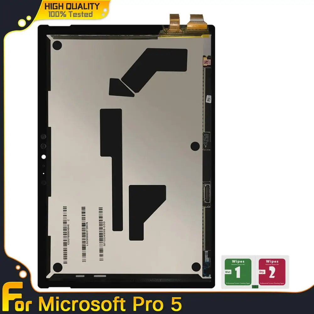 ЖК-дисплей для microsoft Surface Pro 5 сенсорный экран дигитайзер сборка Замена для microsoft Pro 5 1796 LP123WQ1(SP)(A2