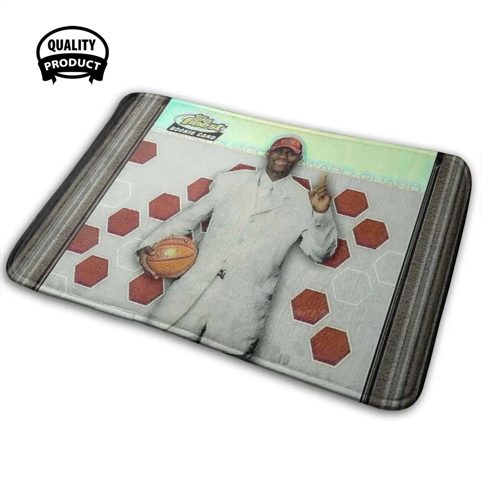 Джеймс редкая брикет 000 карточка мягкий домашний Противоскользящий коврик для