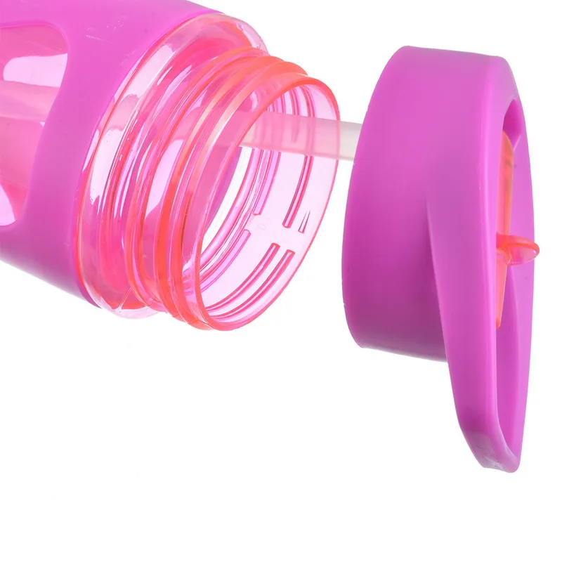 580 мл пластиковая Спортивная бутылка для питья портативная походная бутылки