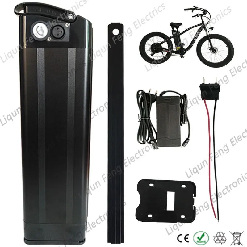 Бесплатная доставка Импортные Samsung серебро рыбы черный 36В 15ач e велосипед литий