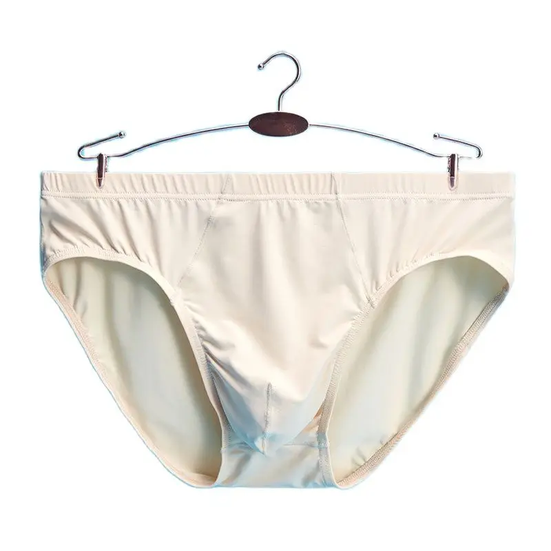 

Best Selling Men s Briefs Ice Silk Male Briefs Sexy Translucent Man Underpants Breathable Underwear For Men