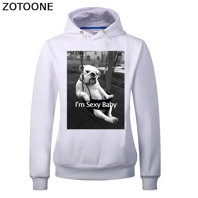 ZOTOONE крутой секс искусственная кожа для одежды мультяшный мопс термоклейкие