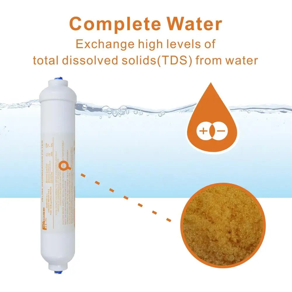 Под раковиной домашний деионизация система фильтрации воды обратного осмоса 6
