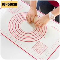 silicone non stick rolling mat pastry accessories baking sheet pads kitchen kneading dough mat cookie cake baking tools thick