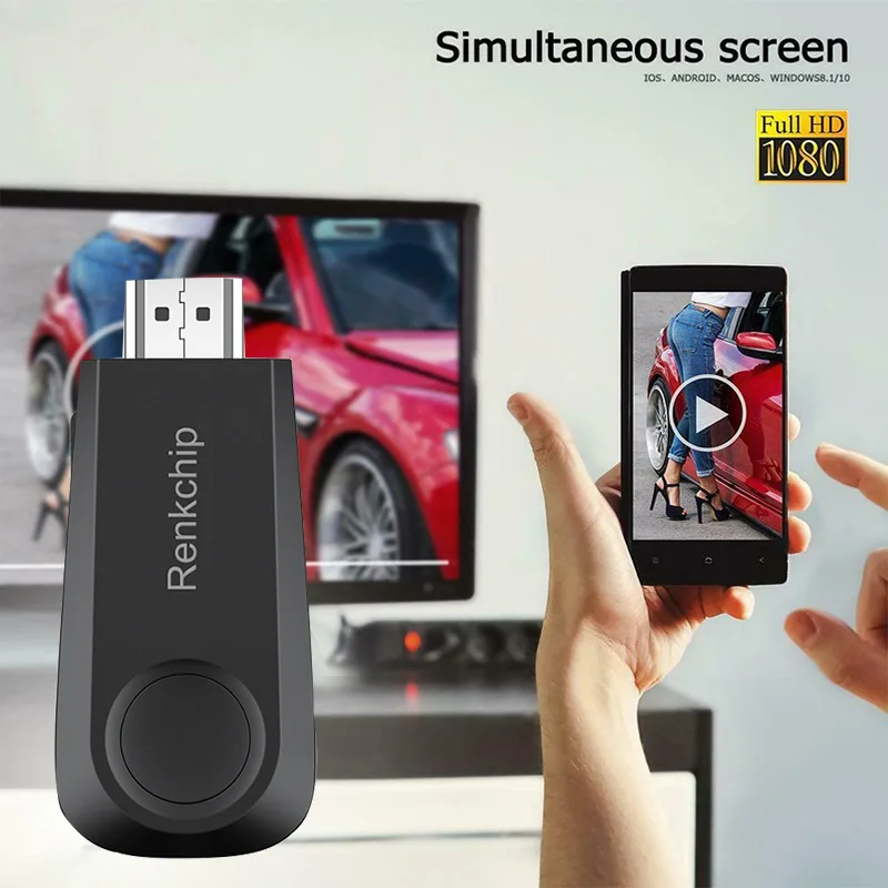 2 4G WIFI Дисплей Dongle HDMI совместимый Miracast Airplay отзеркаливание DLNA для Android iOS смартфона