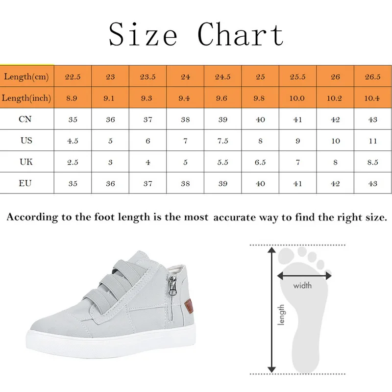 

Women Flat Shoes Canvas Spring Autumn Women Vulcanize Shoes Sneaker Ankle Side Zipper High Top Canvas Shoes Ladies Shoes