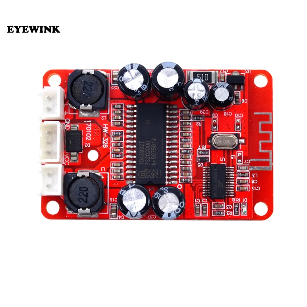 Плата цифрового усилителя мощности 2 x15w Bluetooth динамик с усилителем всасывания
