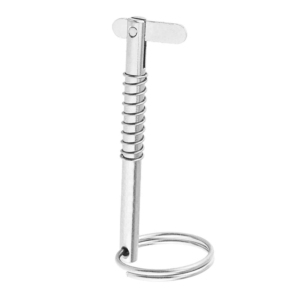 Marine Stainless Steel Quick Release Pin Fit For Boat Top Deck Hinge- Boats Hinge Pin Boat Accessories, 5x76mm