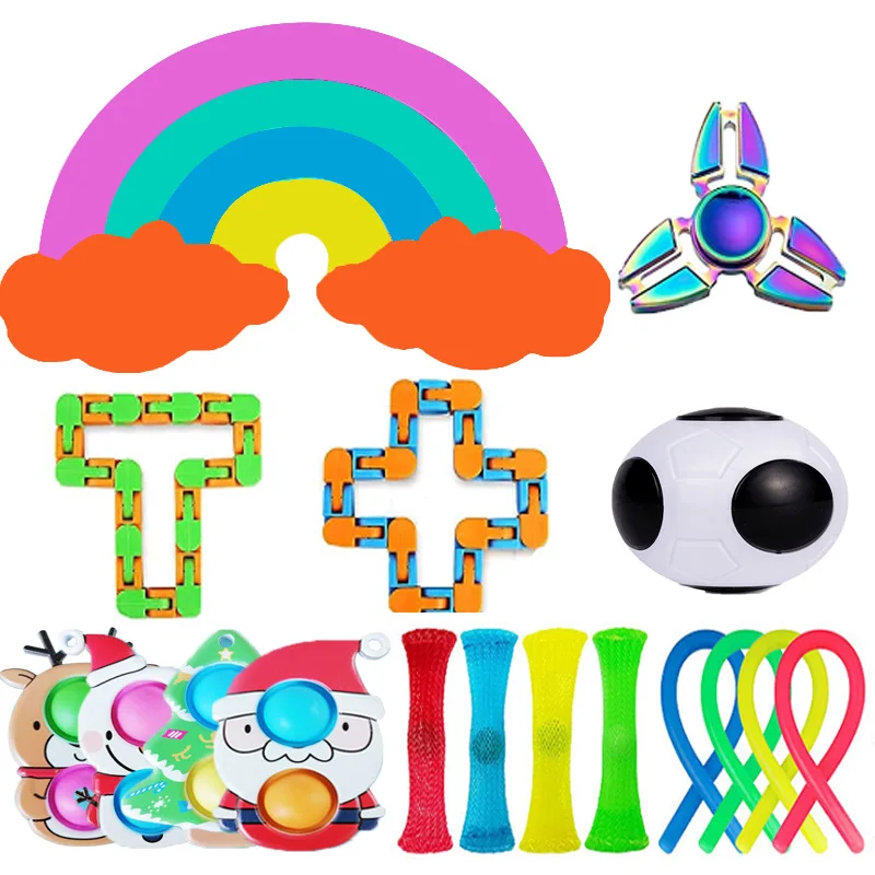 Halloween Fidget Toys AntiStress Set Stretchy Strings Push Gift Adults Children Squishy Sensory Antistress Relief Figet Toys enlarge