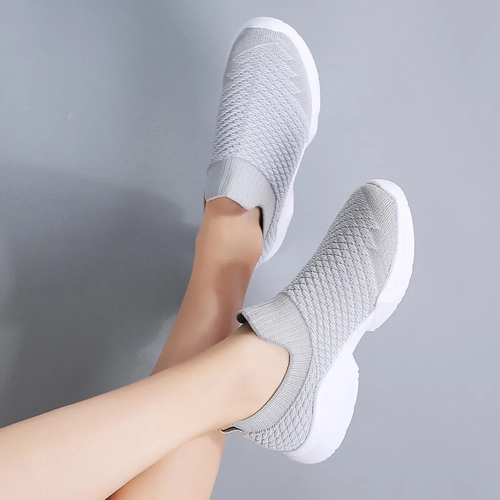 

SAGACE Women Cushion Shoes Slip On Increasing Vulcanized Sneakers Sport Shoes Womens Soft Bottom Outdoor Casual Shoes