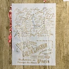 Трафареты формата А4 29*21 см, трафареты сделай сам, настенная живопись, раскраска для скрапбукинга, шаблон для рельефная декоративная альбомная Бумага карт