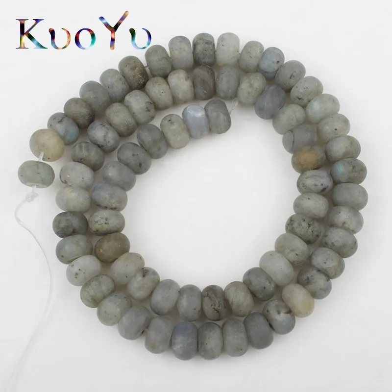 Labradorite 5x8 мм натуральные матовые Форст Агаты Jades Jaspers Amazon круглые бусины Свободные перчатки для мотоцикла для самостоятельного изготовления ювелирных изделий Браслеты - Цвет: Labradorite