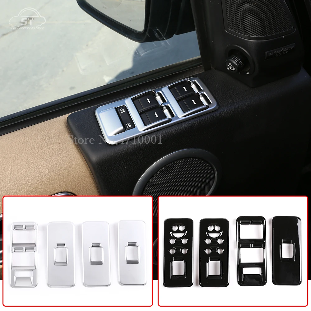 

Car Door Window Lift Switch Button Cover Trim,ABS,for Land Rover Discovery 3 LR3 2004-2009,Range Rover Sport 2005-2009 Accessory
