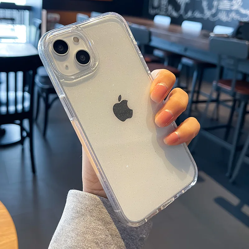 For iphone 13 case Shiny glitter shockproof armor case for iphone 12 12Pro Max 13 Pro 11 11Pro Max X XR XS Max hard case cover