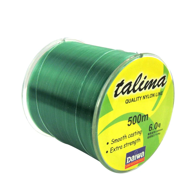 YLEO 500 м нейлоновая рыболовная леска супер сильная монофиламентная качественная