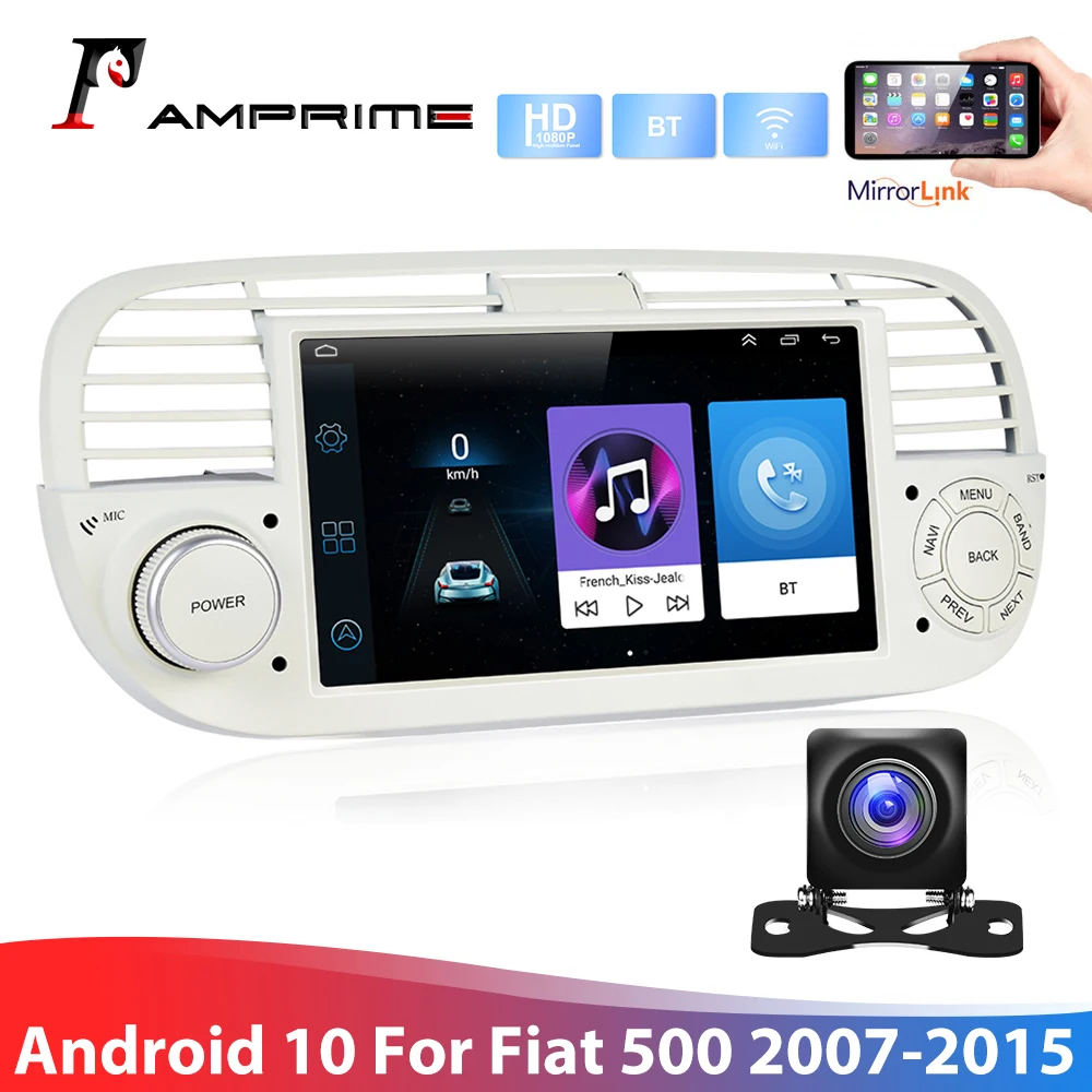 Автомобильный GPS-радиоприемник AMPrime 7 дюймов Android 10 0 1 + 16 Гб поддержка USB Раздельный