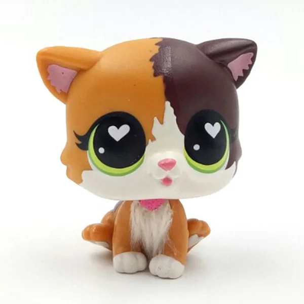 339B pet shop lps лпс пет шоп игрушки кошка немного короткие волосы стоял серый#5#391 черный#336 старые оригинальные игрушки котенок детей Рождество подарок коллекция - Цвет: 339B