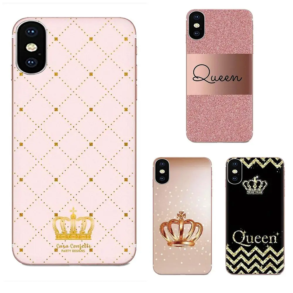 Модный чехол из ТПУ для Galaxy Note 10 A10E A10S A20S A30S A40S A50S A6S A70S A730 A8S M10S M30S Lite Plus King Queen Crown |