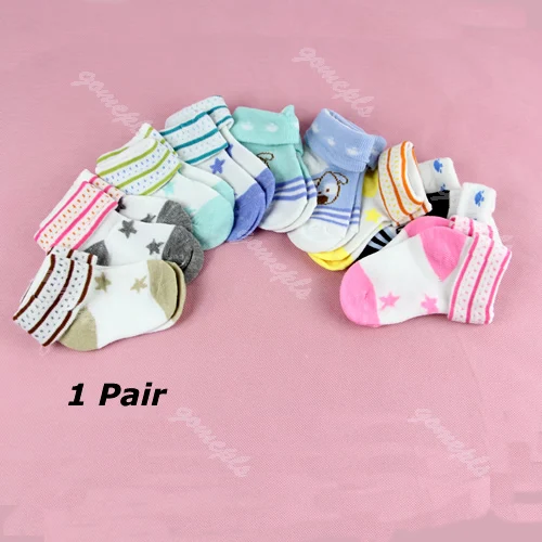 

1 pair Cartoon Cotton Warm Baby Infant Toddler Non-slip Booties Anklet Boots Shoes Ankle Socks For 0-1 Years Old Dropshipping