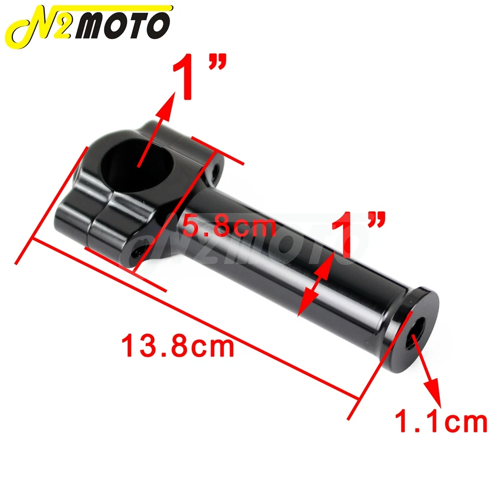 Черный алюминий 1 &quotруль Райзер мотоцикл 25 мм грубая планка ремесло для Harley Touring