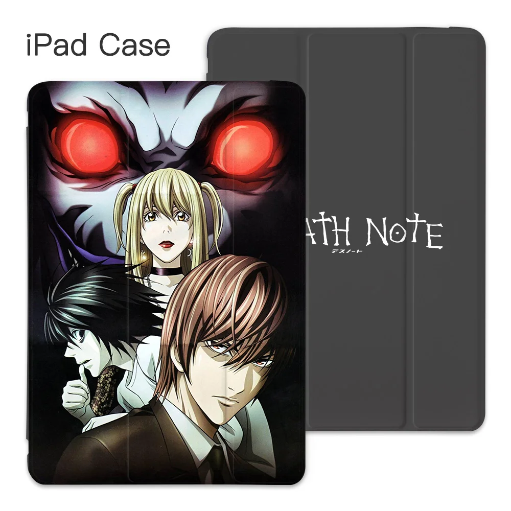 

Силиконовый чехол с аниме «Death Note» для iPad Air 4 Mini 5 10,2 7th 8th Yagami светильник for iPad Pro 11, чехол 2020 Air 2 Pro 10,5 6th