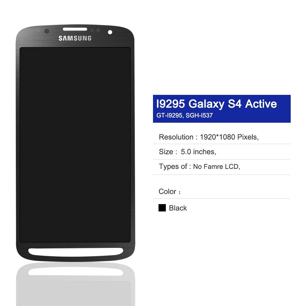 5 0 ''S4 Активный ЖК-дисплей для Samsung Galaxy S4 Active i9295 i537 сенсорный экран дигитайзер