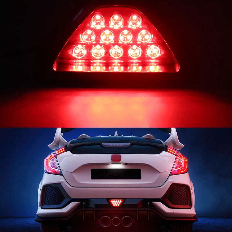 

Car Lights LED Rear Fog Brake Flashing Motorcycle Warning Strobe Lamp Led Lights For Car DC 12V