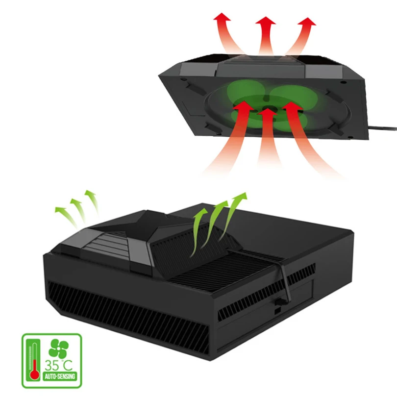 Кулер для игровой консоли xbox one с автоматическим датчиком охлаждающий вентилятор