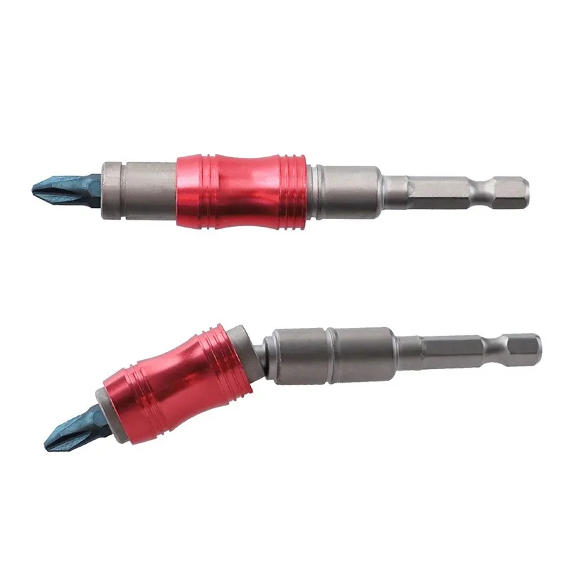 

Extend Screwdriver Bit 1Pcs Adjustable Angle 20 Degree Angle Magnetic Screwdriver Suitable For 1/4 Inch Hex Handle
