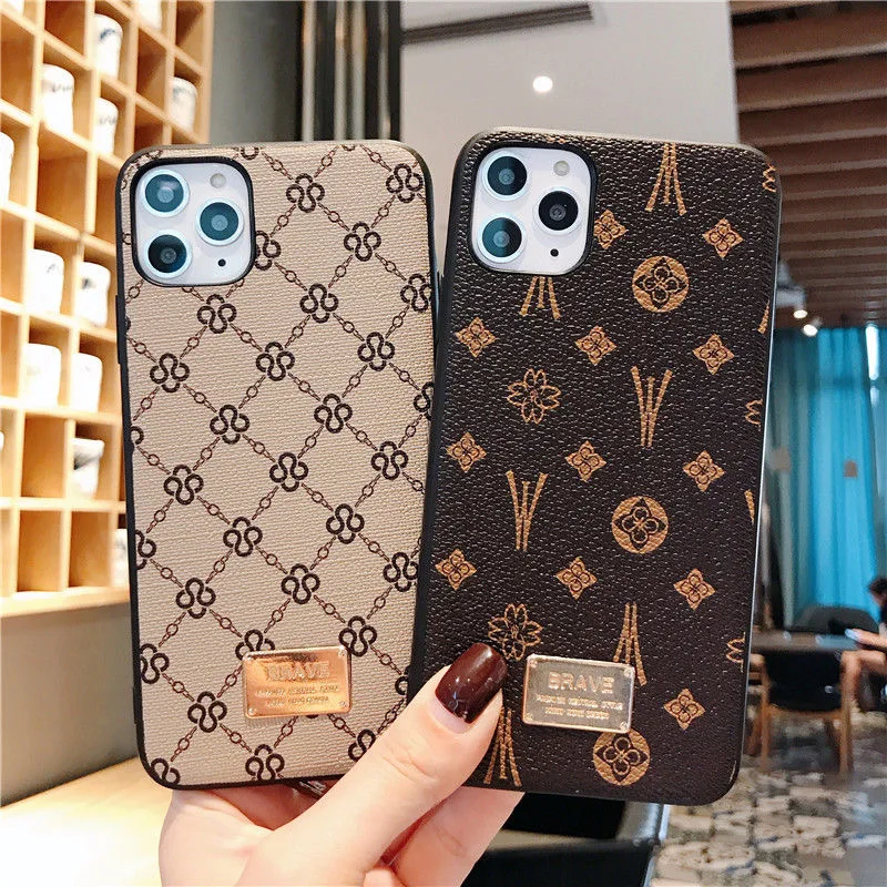 

HoGO GG Christine Luxury Brand phone hard case for Phone 12 mini 11 Pro X XR XS Max fundas for Apple phone 7 8 Plus SE cover