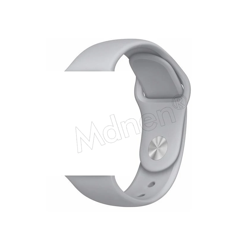 Силиконовый ремешок-петля для Apple Watch 42 мм 38 мм Iwatch 5 4 3 2 1 браслет с магнитной пряжкой - Цвет ремешка: 12 Fog
