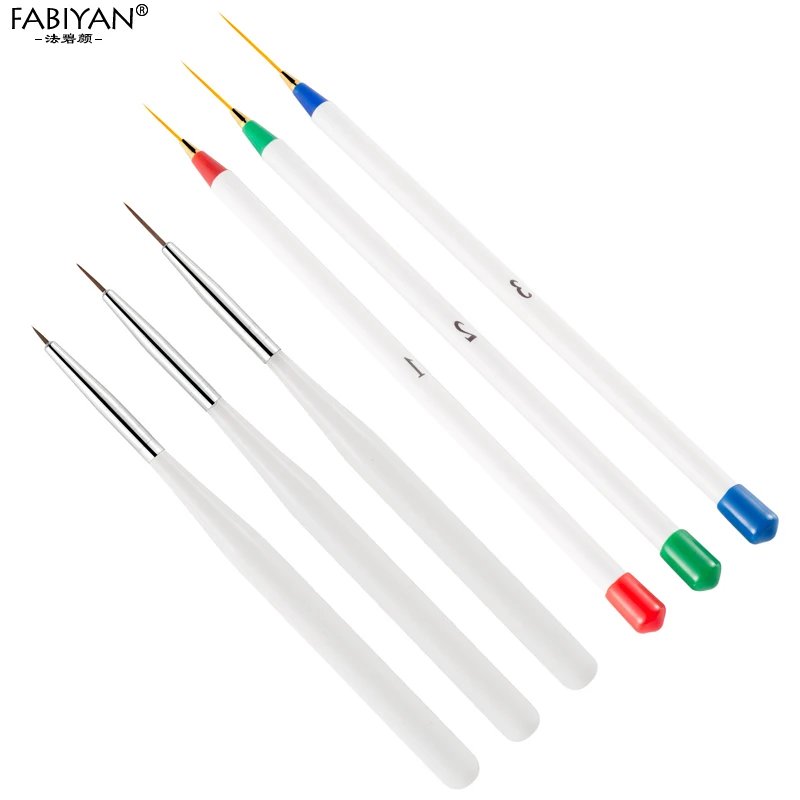 Комплект 6 шт./упак. линии рисунок чередование вкладыш Дизайн Советы нейл арта