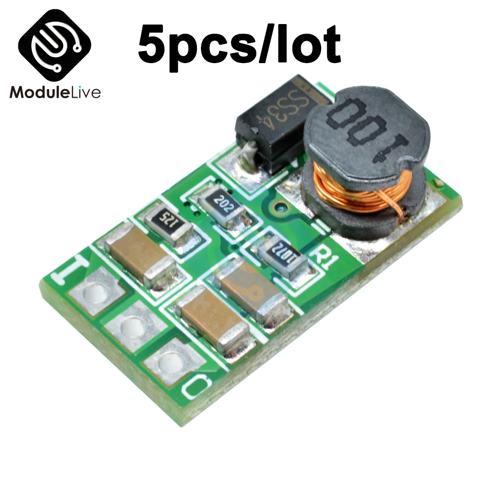 Понижающий блок питания Регулируемый мини преобразователь напряжения 5 шт./лот