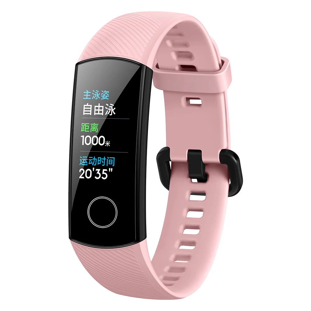 Смарт-браслет huawei Honor Band 5 Amoled цветной 0,9" сенсорный экран для плавания осанка обнаружения пульса трекер сна оснастка