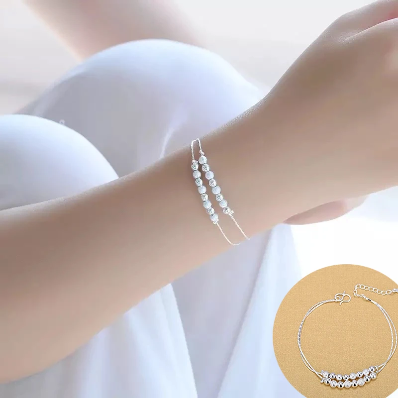 Трендовый винтажный браслет с шармами цветные бусины звеньевой браслет-цепочка