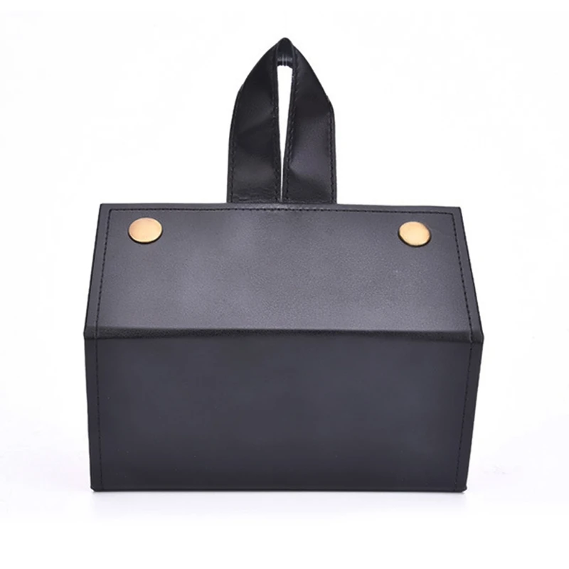 

5 Slots Foldable Leather Sunglasses Eyeglasses Travel Organizer Case Container