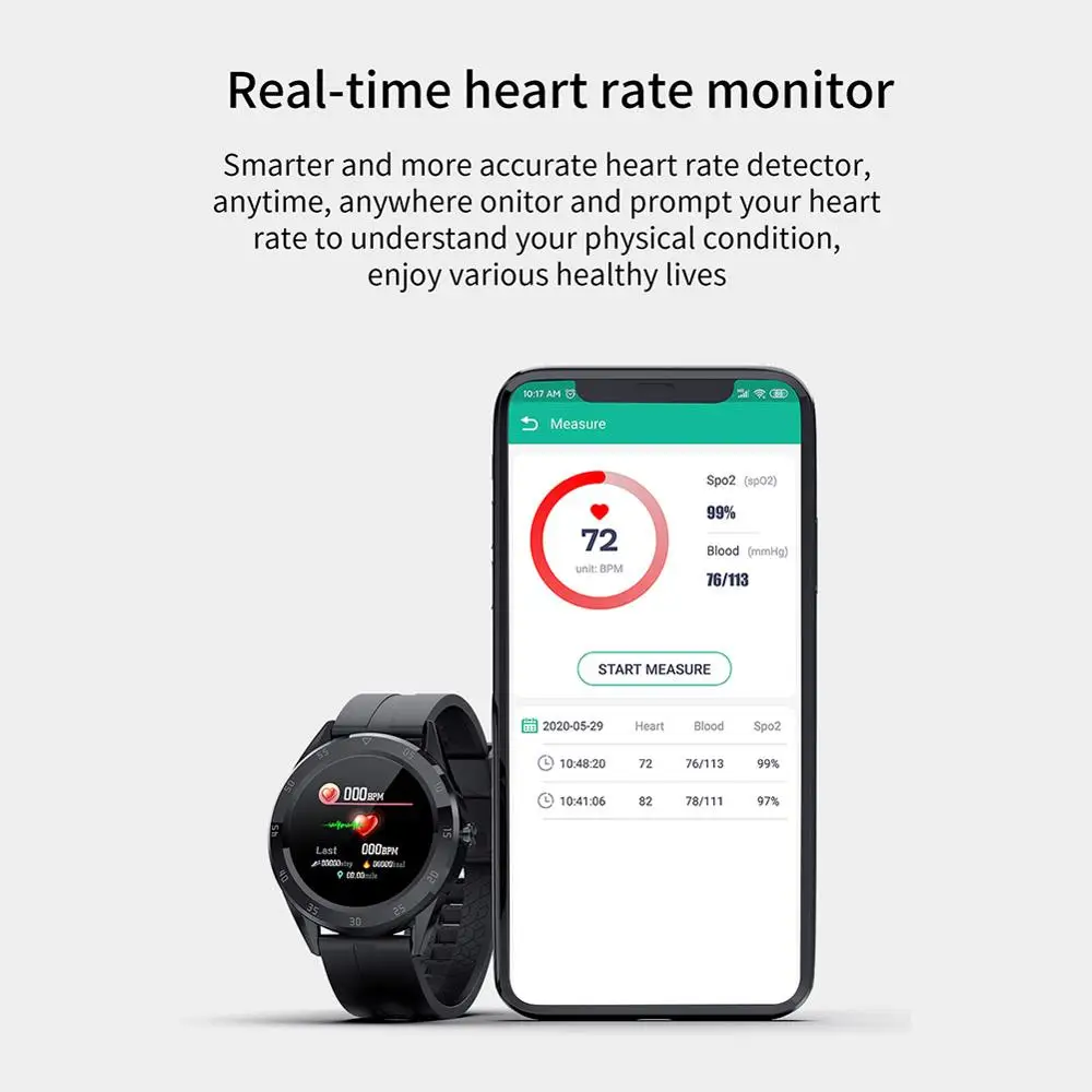 Y10 спортивные Смарт часы Для мужчин Bluetooth IP68 Водонепроницаемый SmartWatch W/ЭКГ крови