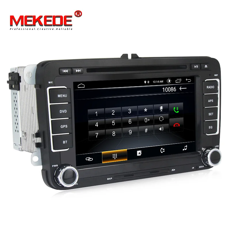 Автомобильный dvd MEKEDE android 9,0 для vw passat b5 b6 golf 4 5 tiguan polo skoda octavia rapid автомобильный Радио мультимедийный плеер