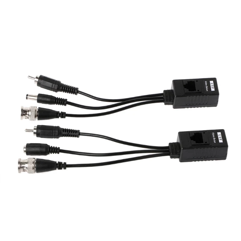 10 пар BNC к RJ45 пассивное Питание видео + аудио транссивер для HD AHD/TVI/CVI CCTV камеры |