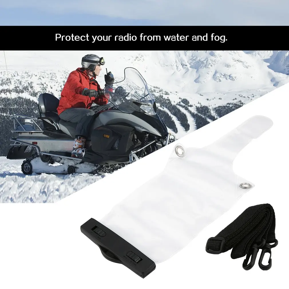Портативный Walkie Sleeve Talkie водонепроницаемая сумка модный белый дизайн чехол для