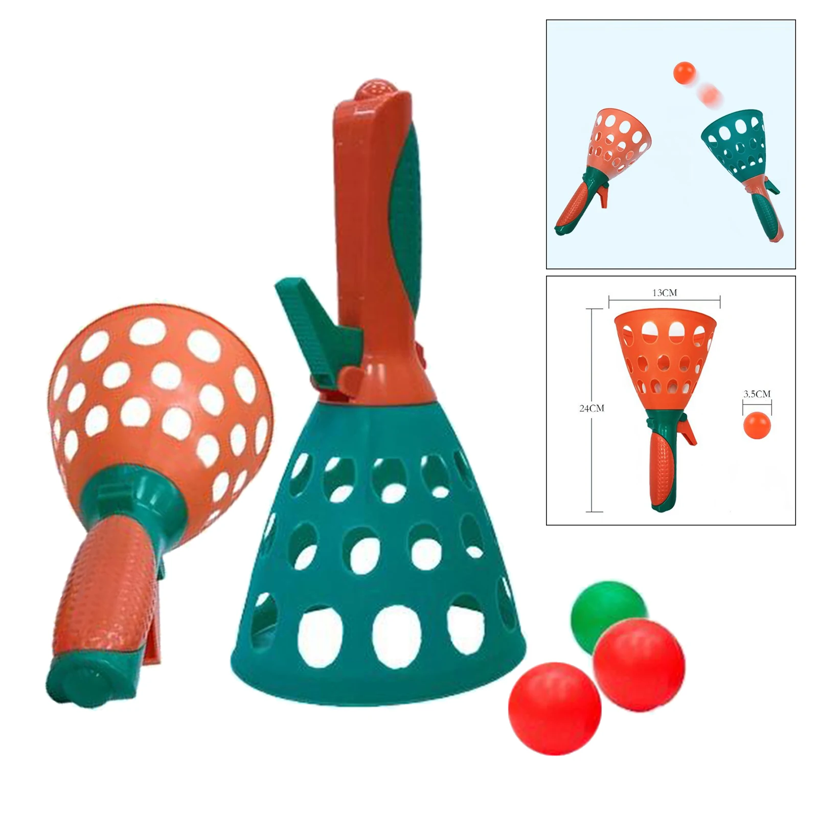 

Children Throw And Catch Double Ball Game Indoor Outdoor Toy Set