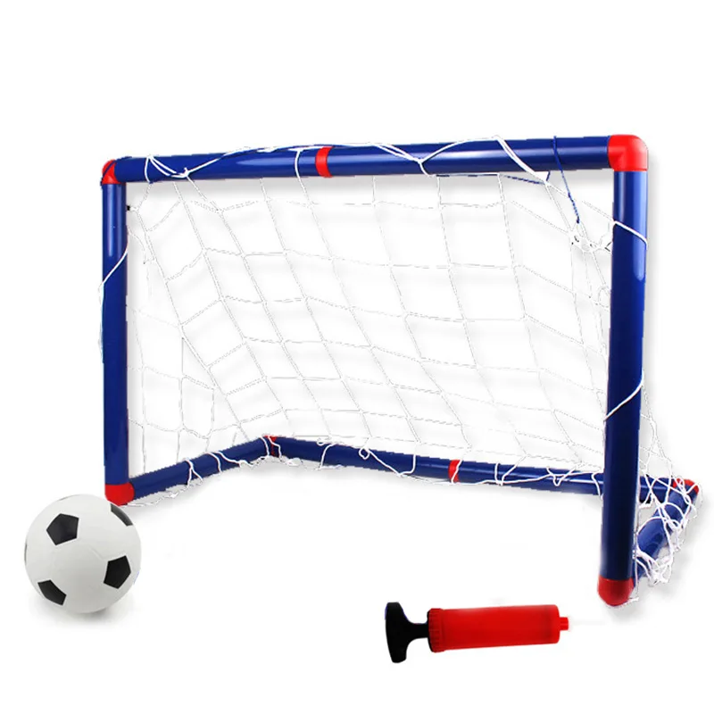 Спорт: топ с ворота для мини футбола комплект двора/Крытый сеть и мяч набор