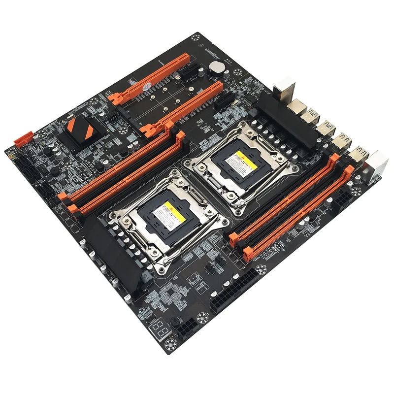 

X99 Motherboard LGA 2011-3 Support Dual CPU DDR4 Support 8X32G Memory for LGA 2011-3 Xeon E5 Series