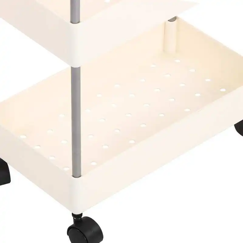 

4-Tier Elegant Style Storage Rack Cart Unit Shelf With Wheels For Kitchen Bathroom Laundry Floating Shelf Kitchen Organizer