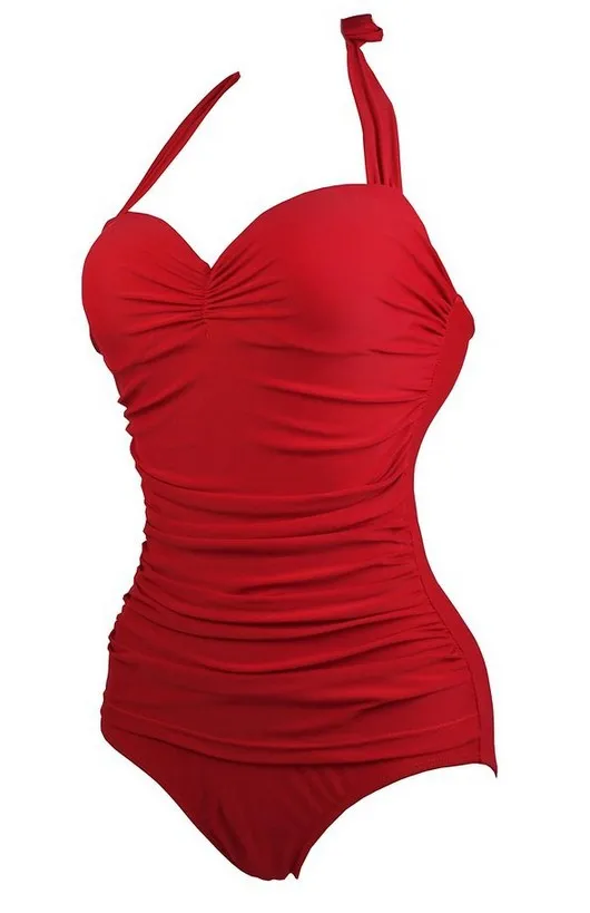 

Solid One Piece Swimsuit Stretch Women Swimwear Beach Swim Dashion Sexy Briefs Bathing Suit Set High Waisted New Arrival 2021