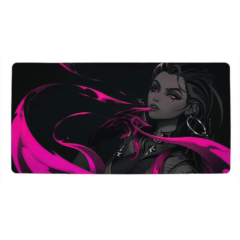 

Valorant Mouse Pad PC GAMER Computer XXL Mousepad 90x40cm Natural Rubber Desk Mat Gamer Keyboard Mouse 80x30 Podkladka Pod Mysz