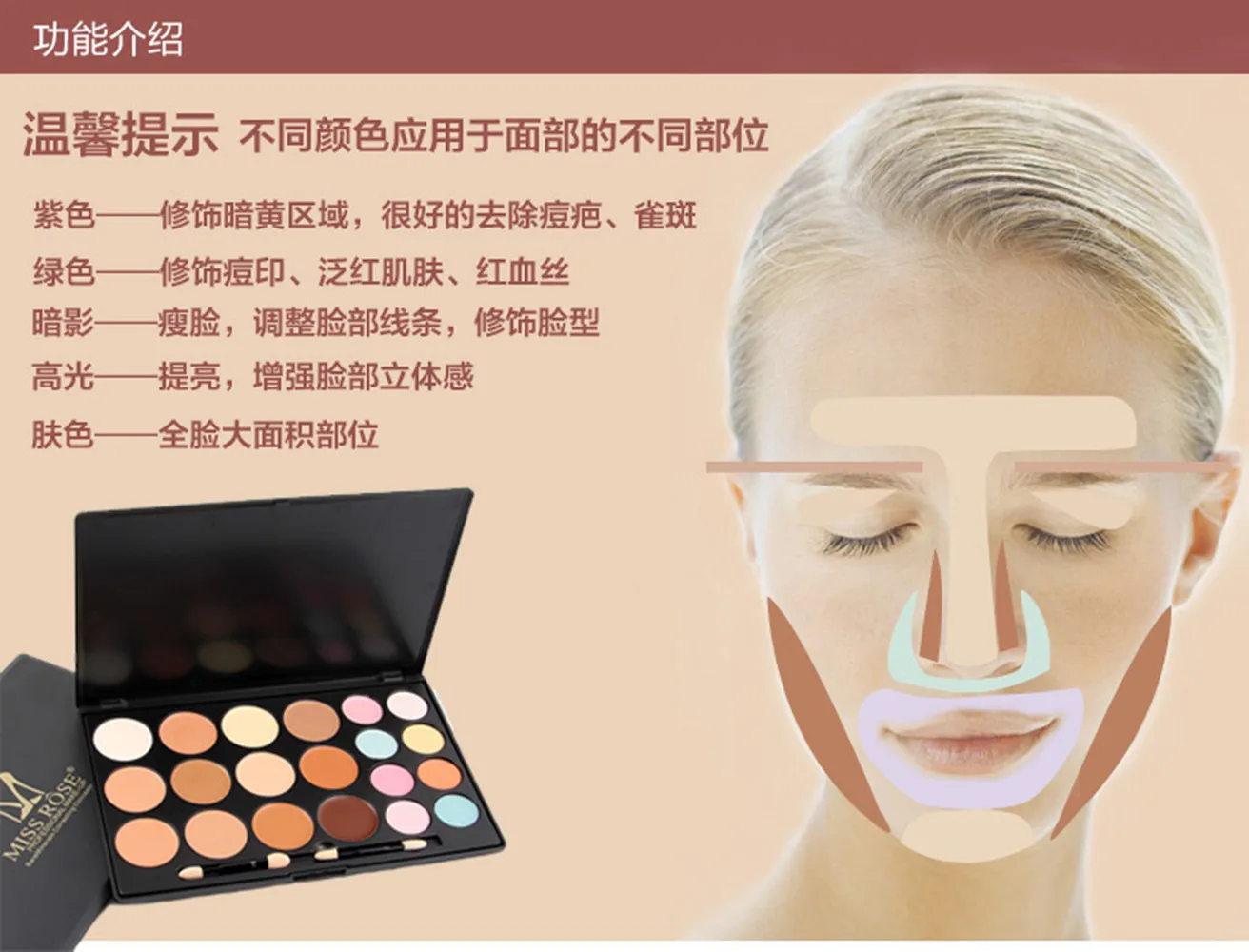 15 цветов Корректирующее средство для макияжа Набор крем на основе