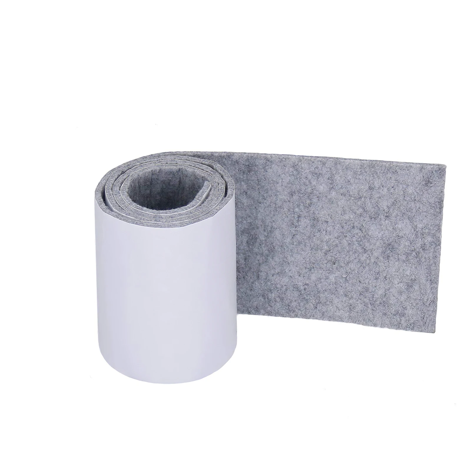 Плотный самоклеящийся фетровый планер клейкие полоски рулонов серая прочная