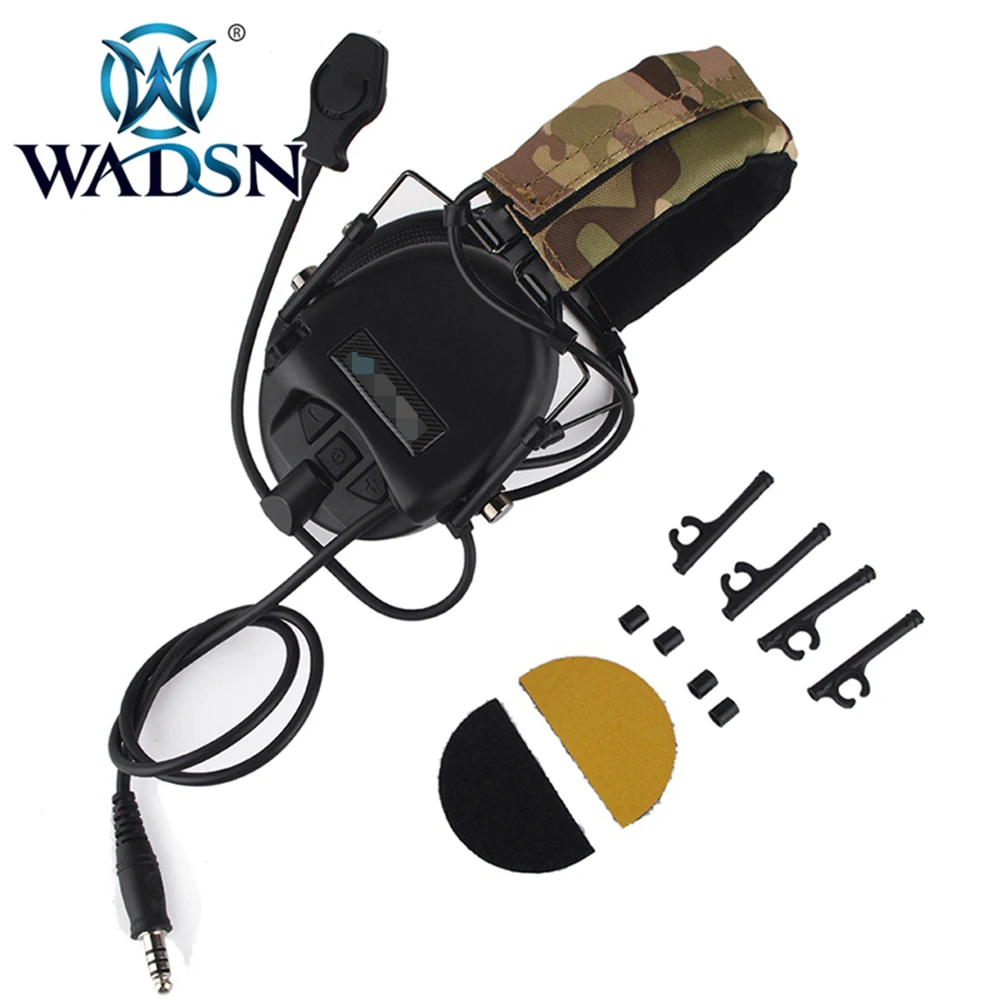 WADSN Tactical TEA Hi Threat Tier 1 Softair гарнитура военная авиация шумоподавляющие гарнитуры